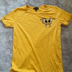 Yellow J Crew Gemini T Shirt